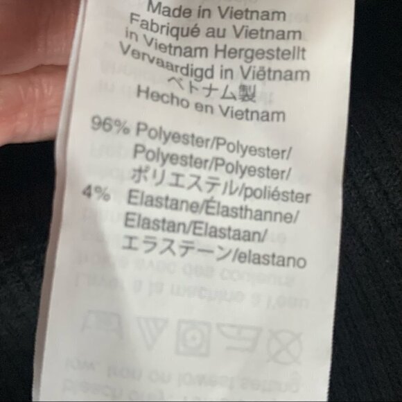 Madewell Pocket Tee ribbed midi dress in black size XS B8 - Picture 5 of 7